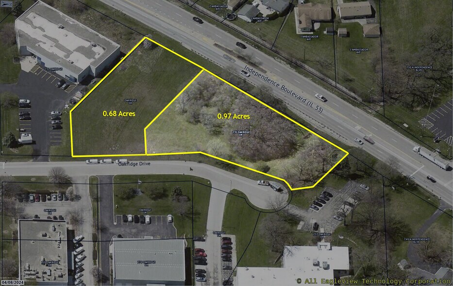Primary Photo Of 735 Oakridge Drive, Romeoville Land For Sale