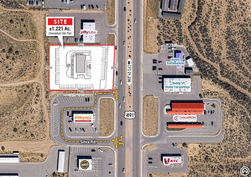 More Photos Of US Highway 491 @ J. Silva St, Gallup Land For Sale