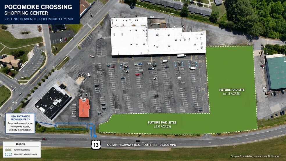 More Photos Of 511 Linden Ave, Pocomoke City Storefront For Lease