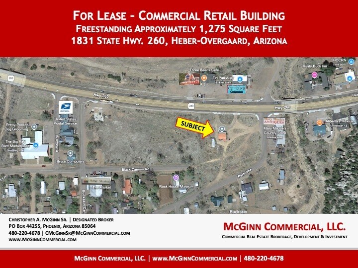 Primary Photo Of 1831 AZ-State Rte. 260, Heber Storefront Retail Office For Lease