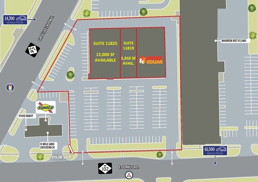 More Photos Of 11811 E 8 Mile Rd, Warren General Retail For Lease