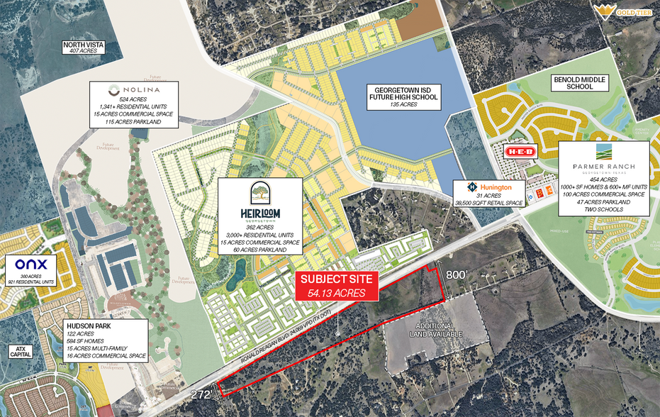 Primary Photo Of Ronald Reagan blvd, Georgetown Land For Sale