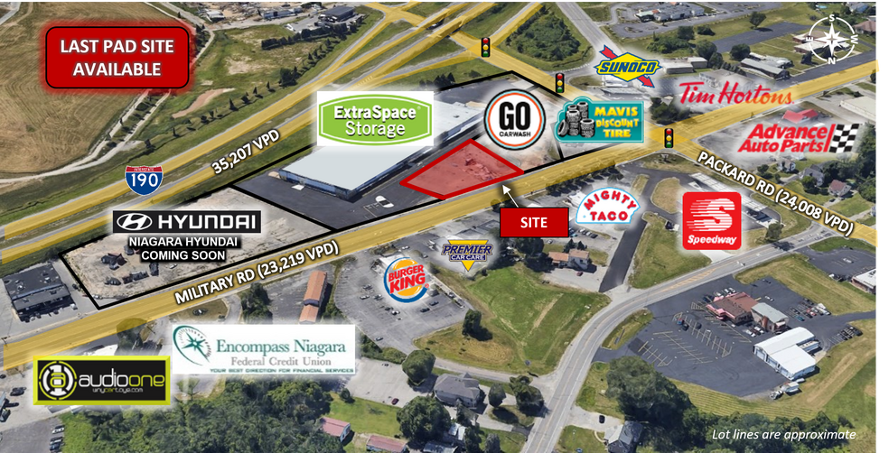 Primary Photo Of 2700 Military rd, Niagara Falls Land For Sale