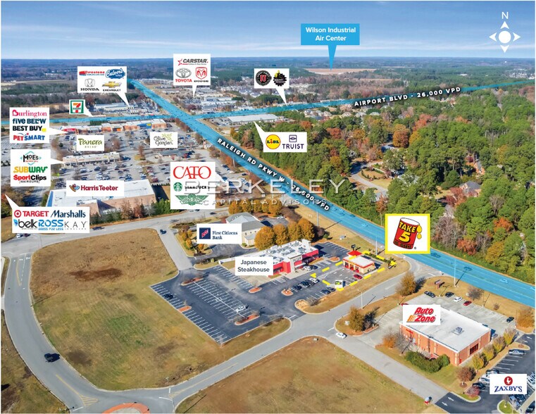 More Photos Of 3101 Raleigh Road Pky W, Wilson General Retail For Sale