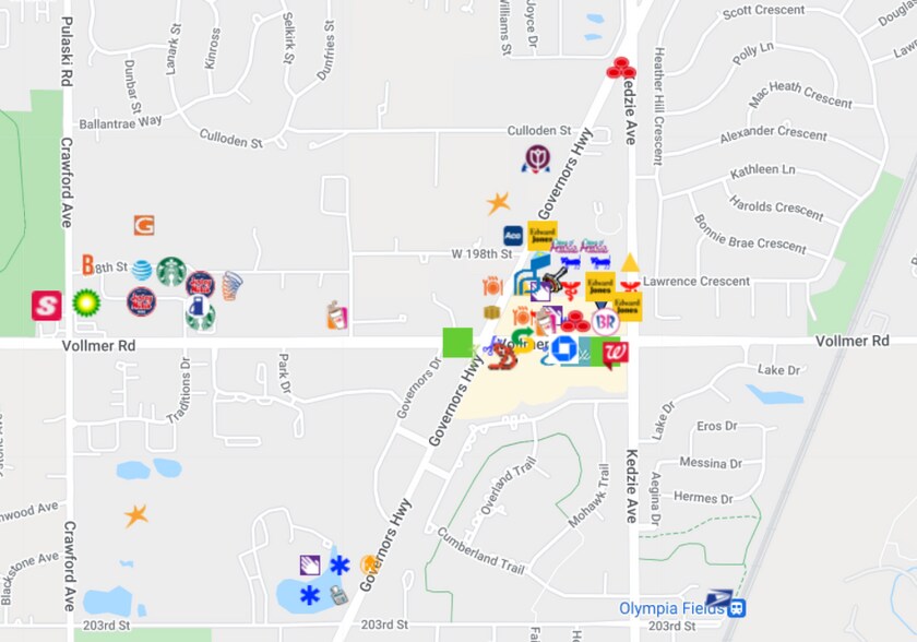 More Photos Of 3235-3345 Vollmer Rd, Flossmoor Unknown For Lease