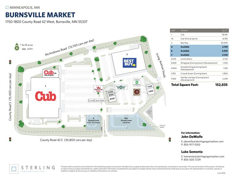 More Photos Of 1750-1800 County Road 42 W, Burnsville General Retail For Lease