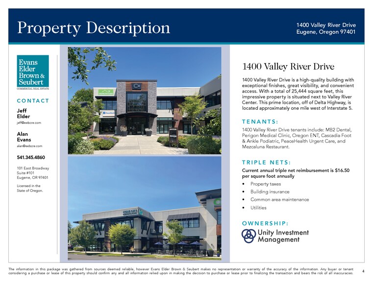 More Photos Of 1400 Valley River Dr, Eugene Medical For Lease
