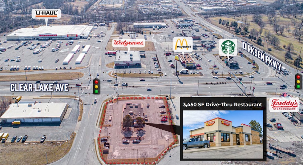 More Photos Of 3217 E Clear Lake Ave, Springfield Fast Food For Sale