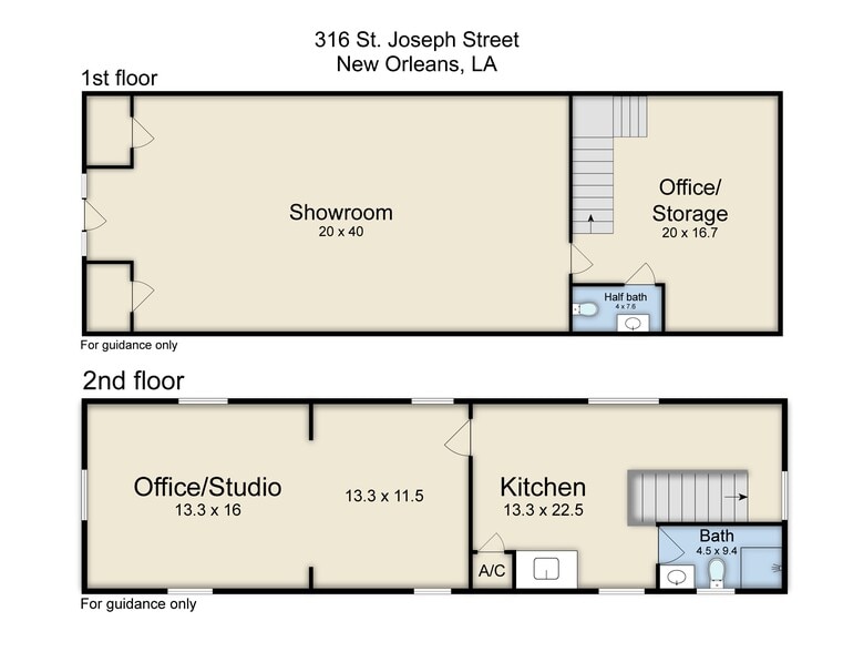 Primary Photo Of 316 Saint Joseph St, New Orleans General Retail For Lease