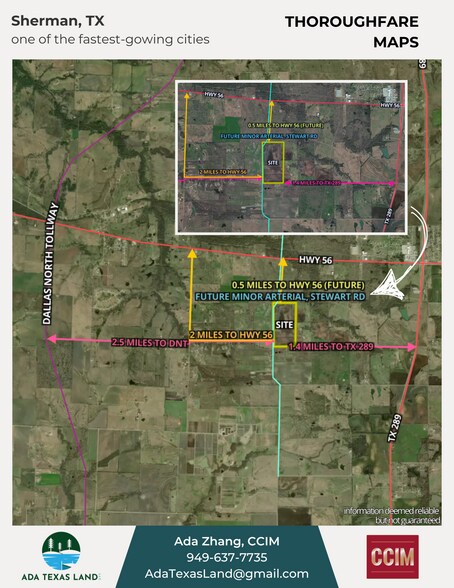 More Photos Of TBD Wible Road, Sherman Land For Sale