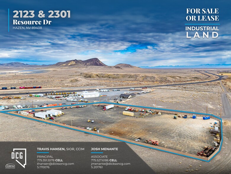 Primary Photo Of 2123 & 2301 Resource Dr, Hazen Land For Sale