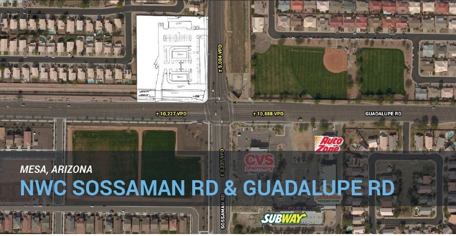 Primary Photo Of NWC Sossaman & Guadalupe Rd, Mesa Land For Sale