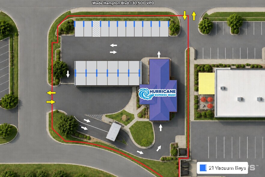More Photos Of 6050 Wade Hampton Blvd, Taylors Carwash For Sale