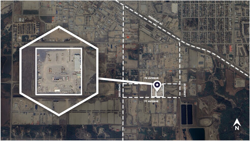 More Photos Of 9503-9603 79 Av, Fort St John Light Manufacturing For Lease
