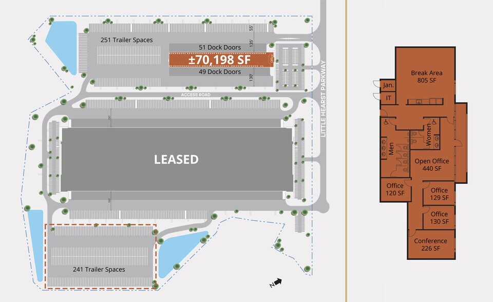 More Photos Of 301 Little Hearst Pky, Port Wentworth Truck Terminal For Sale