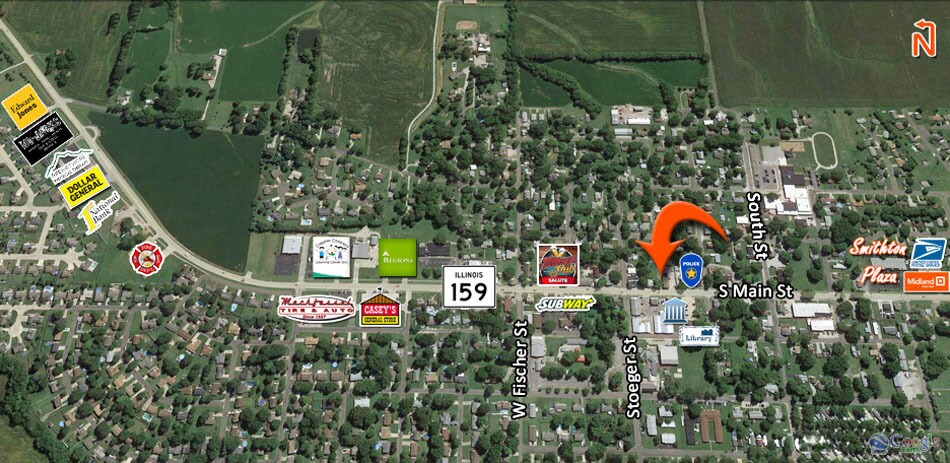 More Photos Of 102 S Main St, Smithton Storefront Retail Residential For Sale