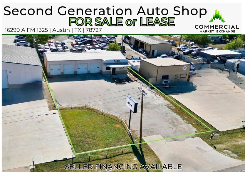 Primary Photo Of 16299 Fm 1325, Austin Auto Repair For Sale