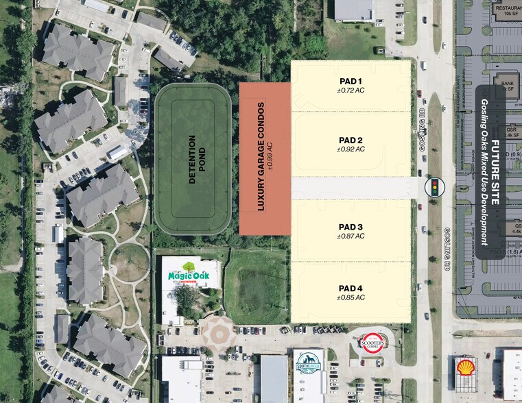 More Photos Of Gosling Rd @ W Rayford Rd, Spring Land For Lease