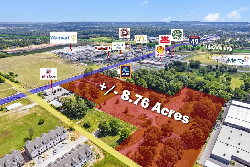 Primary Photo Of 5085 Elm Springs Rd, Springdale Land For Sale