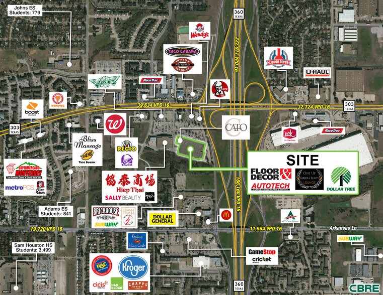 More Photos Of 2540 E Pioneer Pkwy, Arlington General Retail For Lease