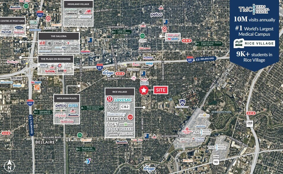 More Photos Of 5515 Kirby Dr, Houston Freestanding For Sale
