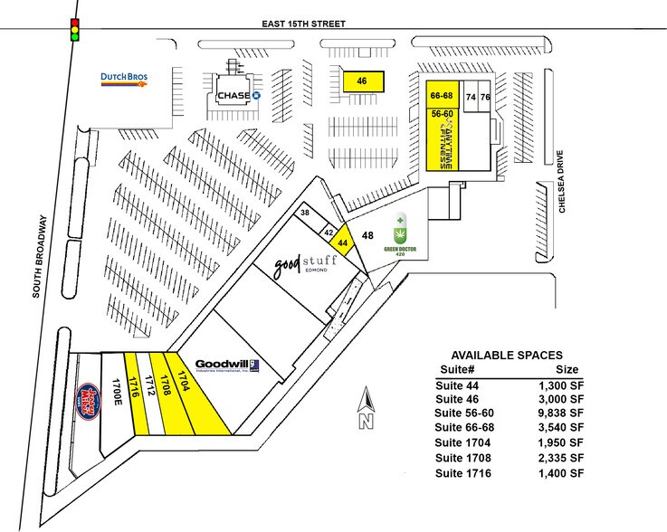 More Photos Of 1700 S Broadway Ave, Edmond Unknown For Lease