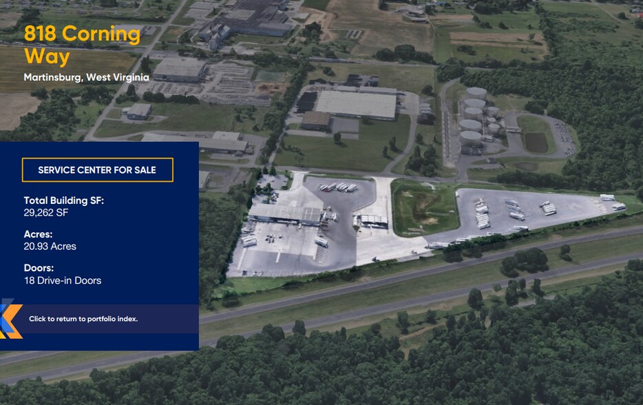 More Photos Of 818 Corning Way, Martinsburg Truck Terminal For Lease