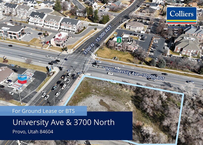 Primary Photo Of SWC University Ave & 3700 North, Provo Land For Lease