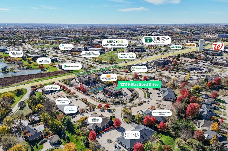 More Photos Of 12119 Stratford Dr, Clive Office For Lease