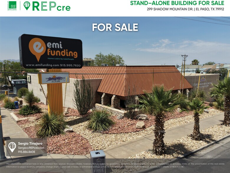 Primary Photo Of 299 Shadow Mountain Dr, El Paso Medical For Sale