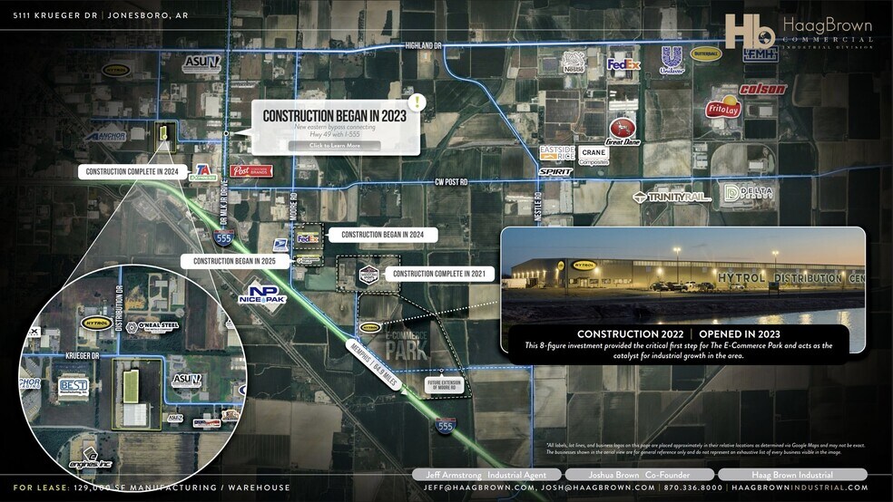 More Photos Of 5111 Krueger Dr, Jonesboro Warehouse For Lease