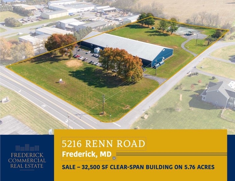 Primary Photo Of 5216 Renn Rd, Frederick Flex For Sale