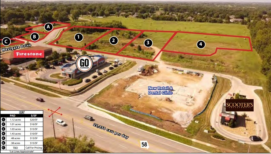 More Photos Of Dean Ave & 58 Hwy, Raymore Land For Sale