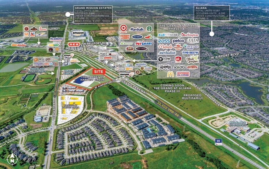 More Photos Of NWC W Grand Parkway S & W Airport Blvd, Richmond Land For Lease