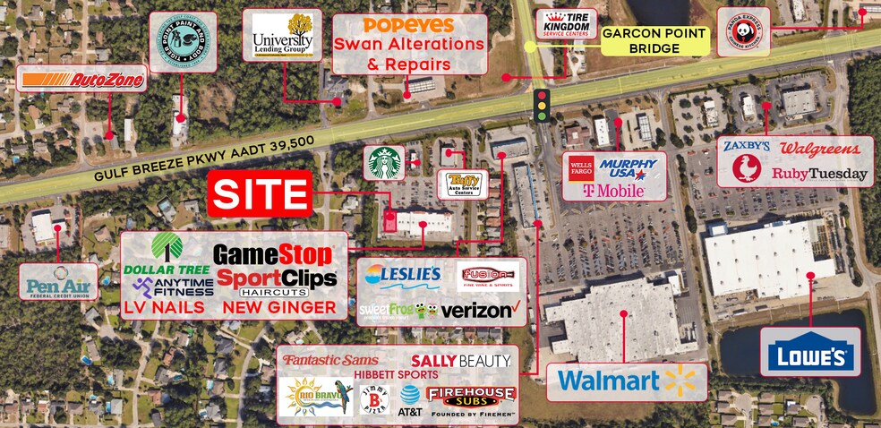 More Photos Of 3707-3733 Gulf Breeze Pky, Gulf Breeze Freestanding For Lease