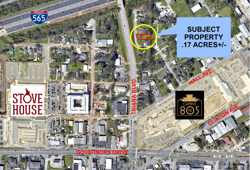 Primary Photo Of 402 Stone Street Northwest, Huntsville Land For Sale