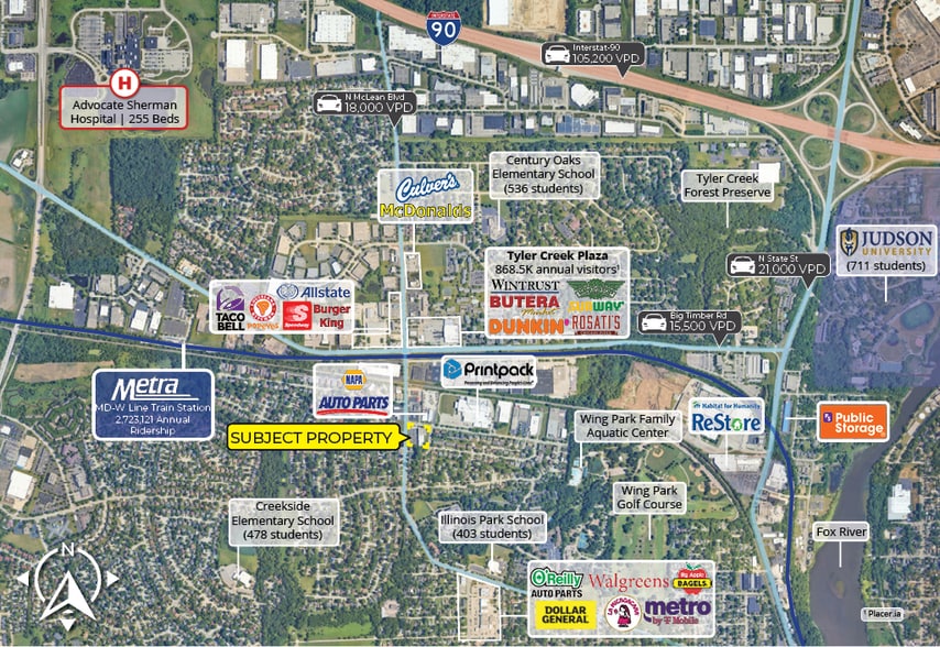 More Photos Of 943-955 N McLean Blvd, Elgin Freestanding For Sale