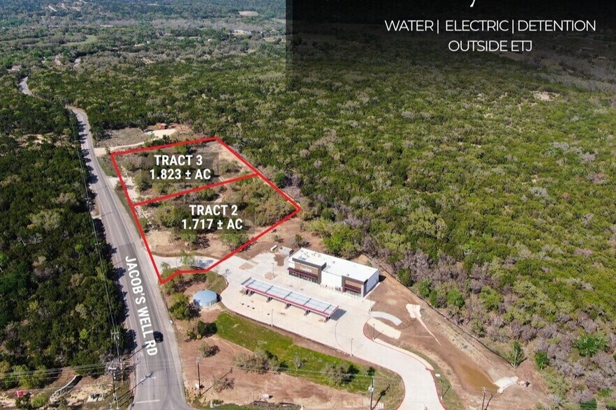 More Photos Of NE Corner of RM 2325 & Jacob's Well Rd, Wimberley Land For Sale