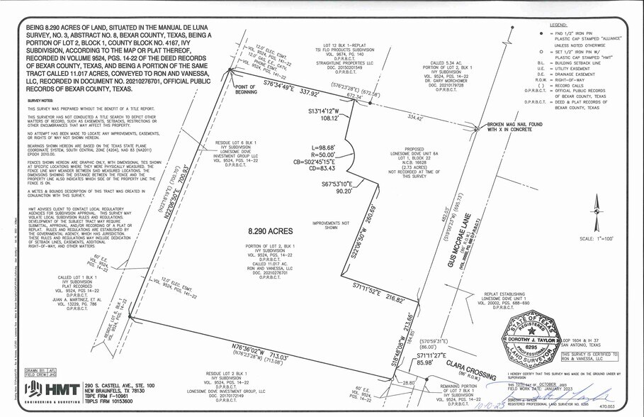 More Photos Of 20407 Gus McCrae Ln, San Antonio Land For Sale