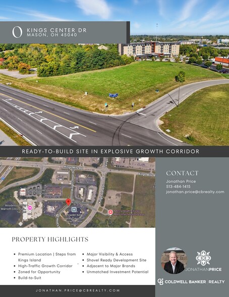More Photos Of Kings Center Dr @ Kings Island Drive, Kings Mills Land For Sale