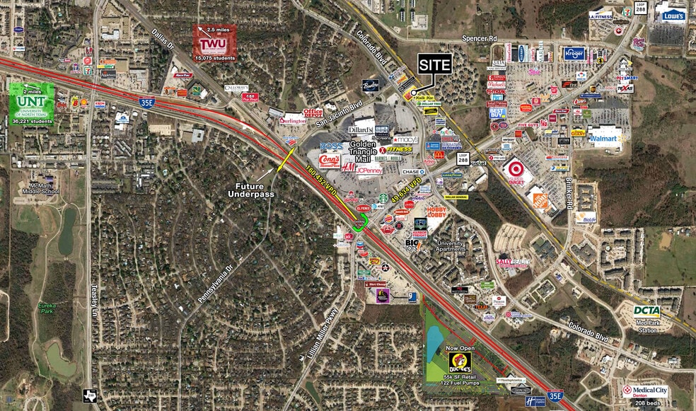 More Photos Of 2229 Colorado Blvd, Denton Land For Lease