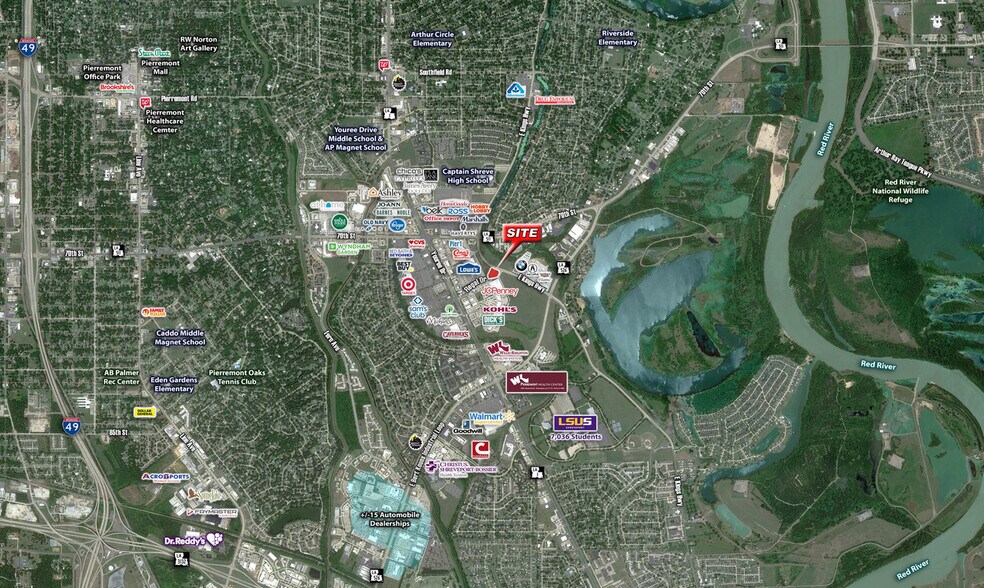 More Photos Of E Kings Hwy & Regal Dr, Shreveport Land For Sale
