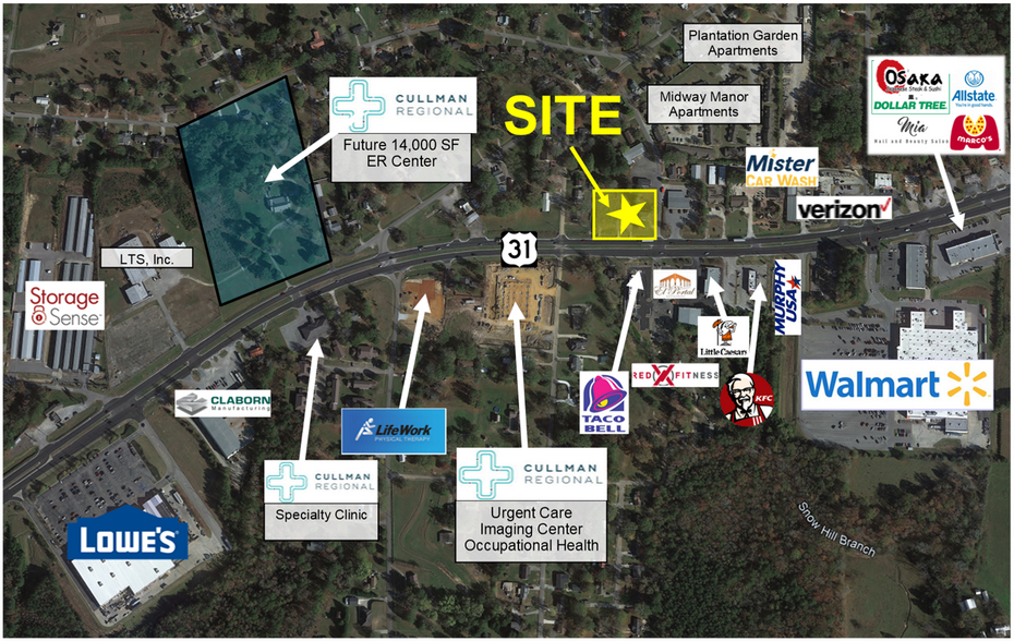 More Photos Of 1410 US-31, Hartselle Land For Sale