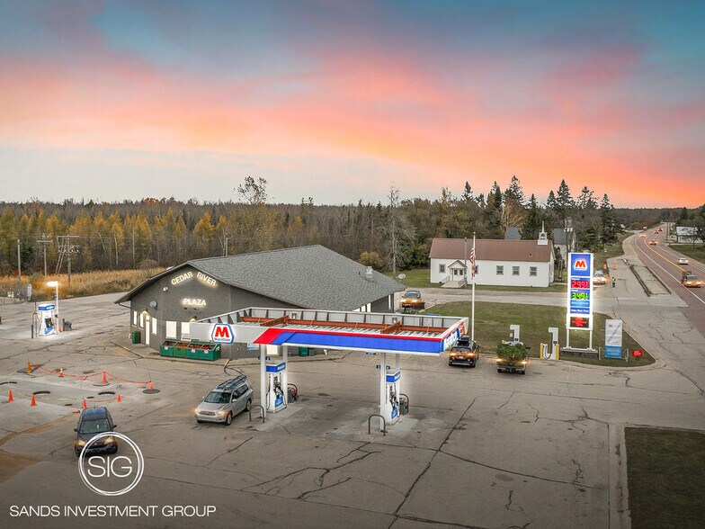 Primary Photo Of N8151 State Highway M35, Cedar River Service Station For Sale