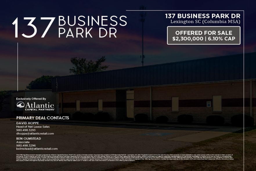 More Photos Of 137 Business Park Dr, Lexington Manufacturing For Sale