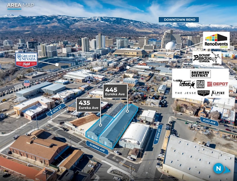 More Photos Of 423-445 Eureka Ave, Reno Warehouse For Lease