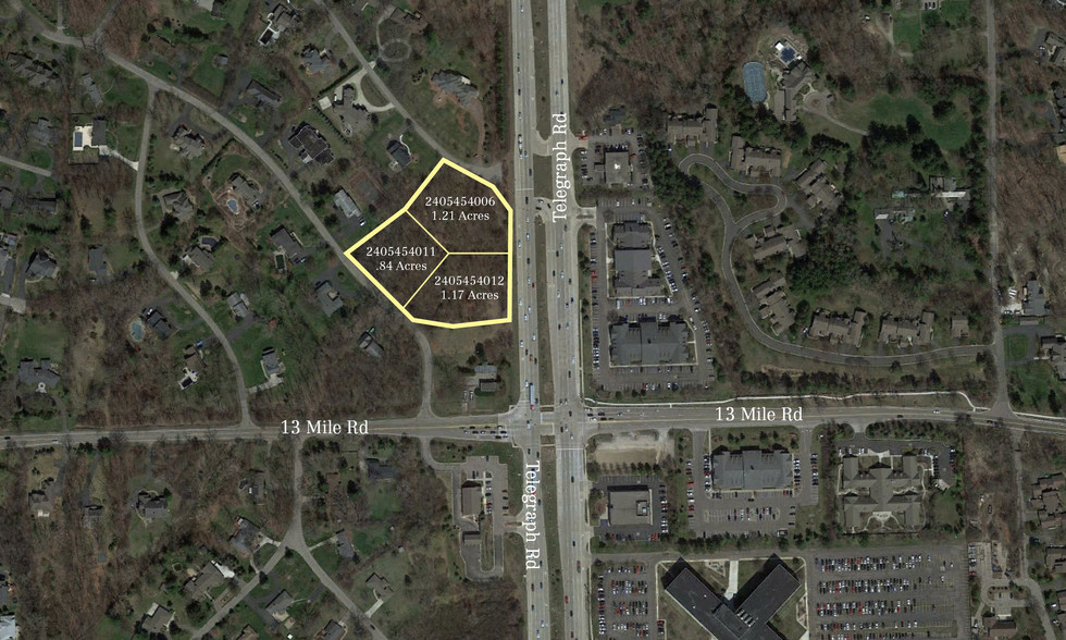 Primary Photo Of 13 Mile & Telegraph Rd, Franklin Land For Sale