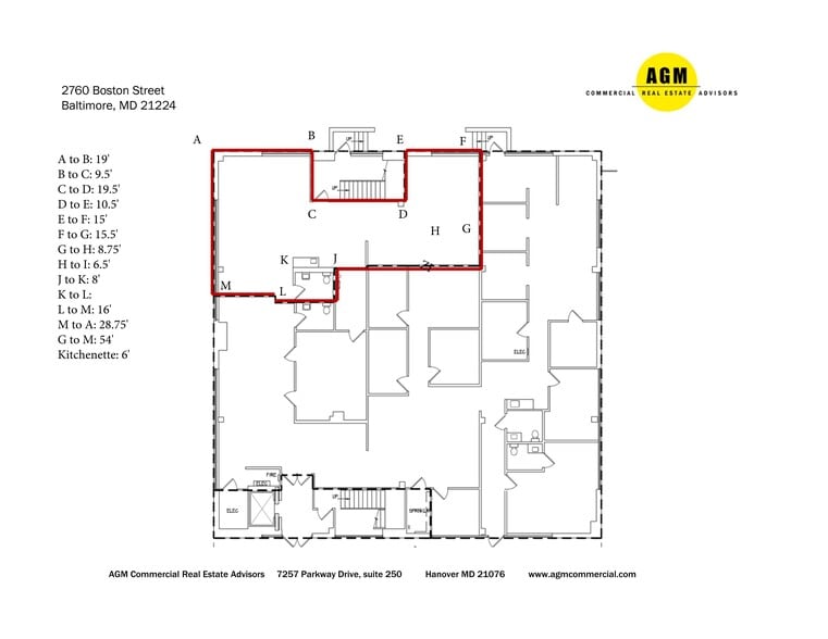 More Photos Of 2760 Boston St, Baltimore Office For Lease