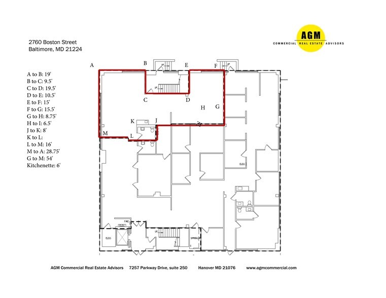 More Photos Of 2760 Boston St, Baltimore Office For Lease