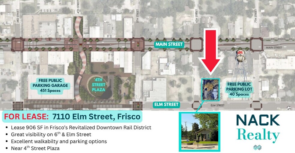 More Photos Of 7110 Elm St, Frisco Storefront Retail Office For Lease
